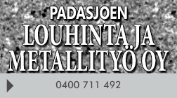 Padasjoen Louhinta ja Metallityö Oy logo